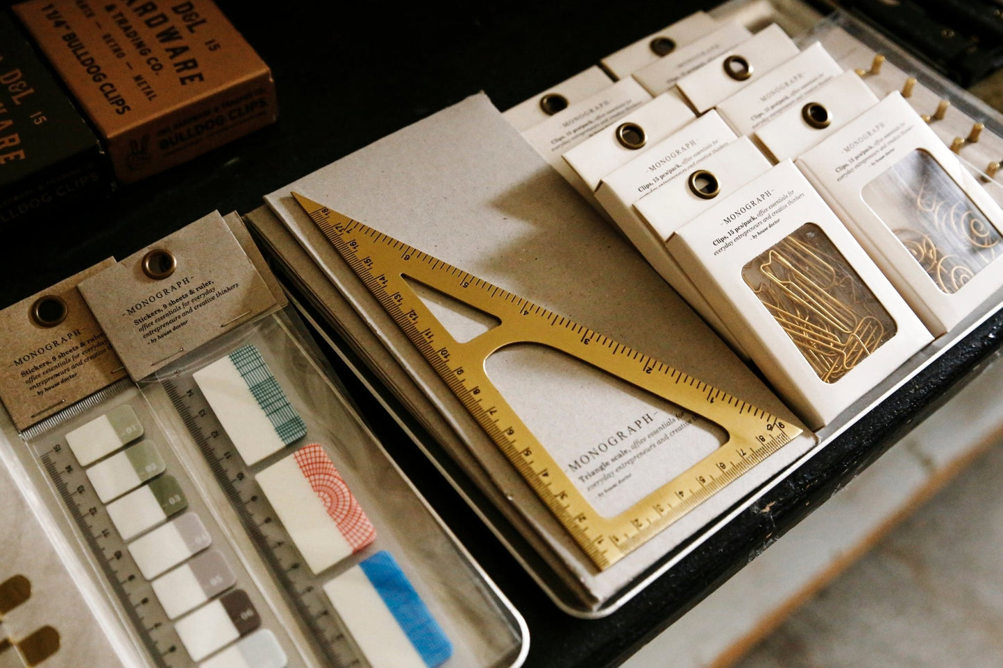 黃銅三角尺 Brass Triangle Ruler - A Design&Life Project