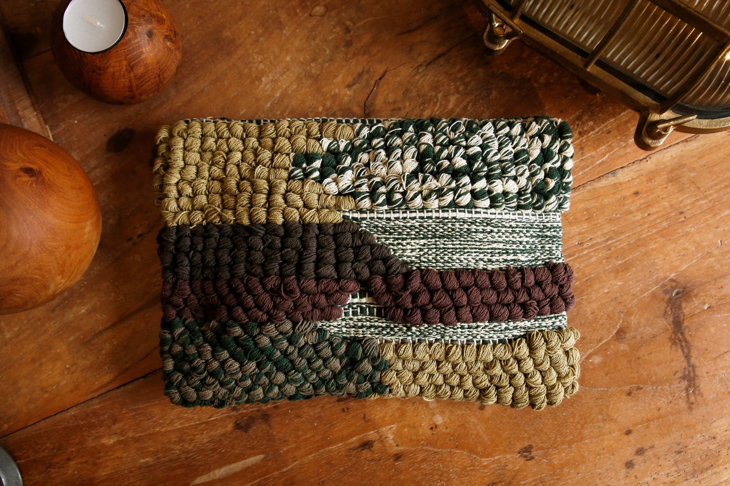 粗毛線織手拿包 Clutch bag - A Design&Life Project
