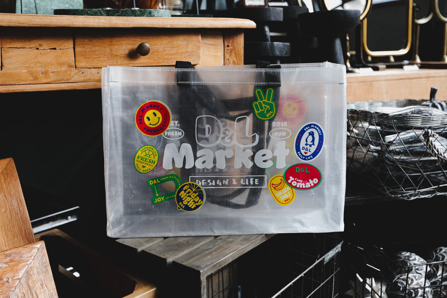 D&L Market 透明格紋袋 - A Design&Life Project