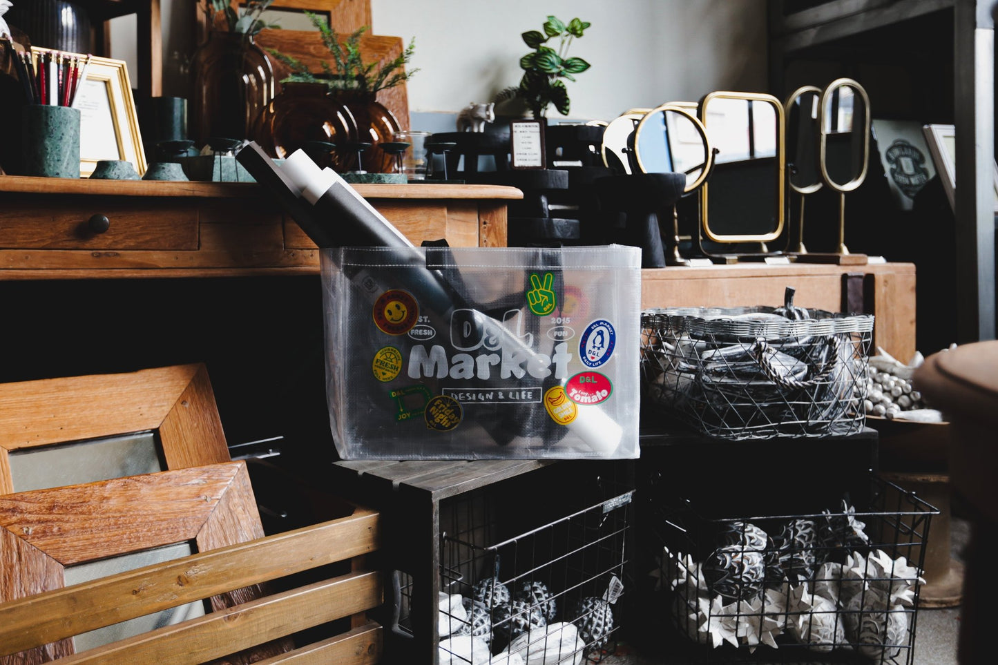 D&L Market 透明格紋袋 - A Design&Life Project