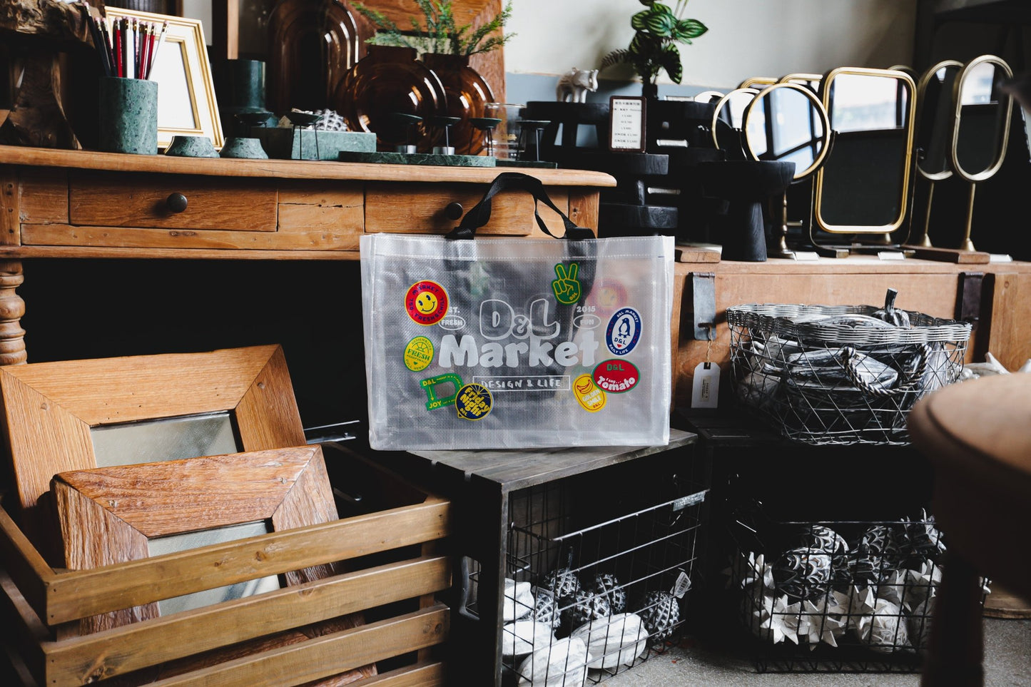 D&L Market 透明格紋袋 - A Design&Life Project