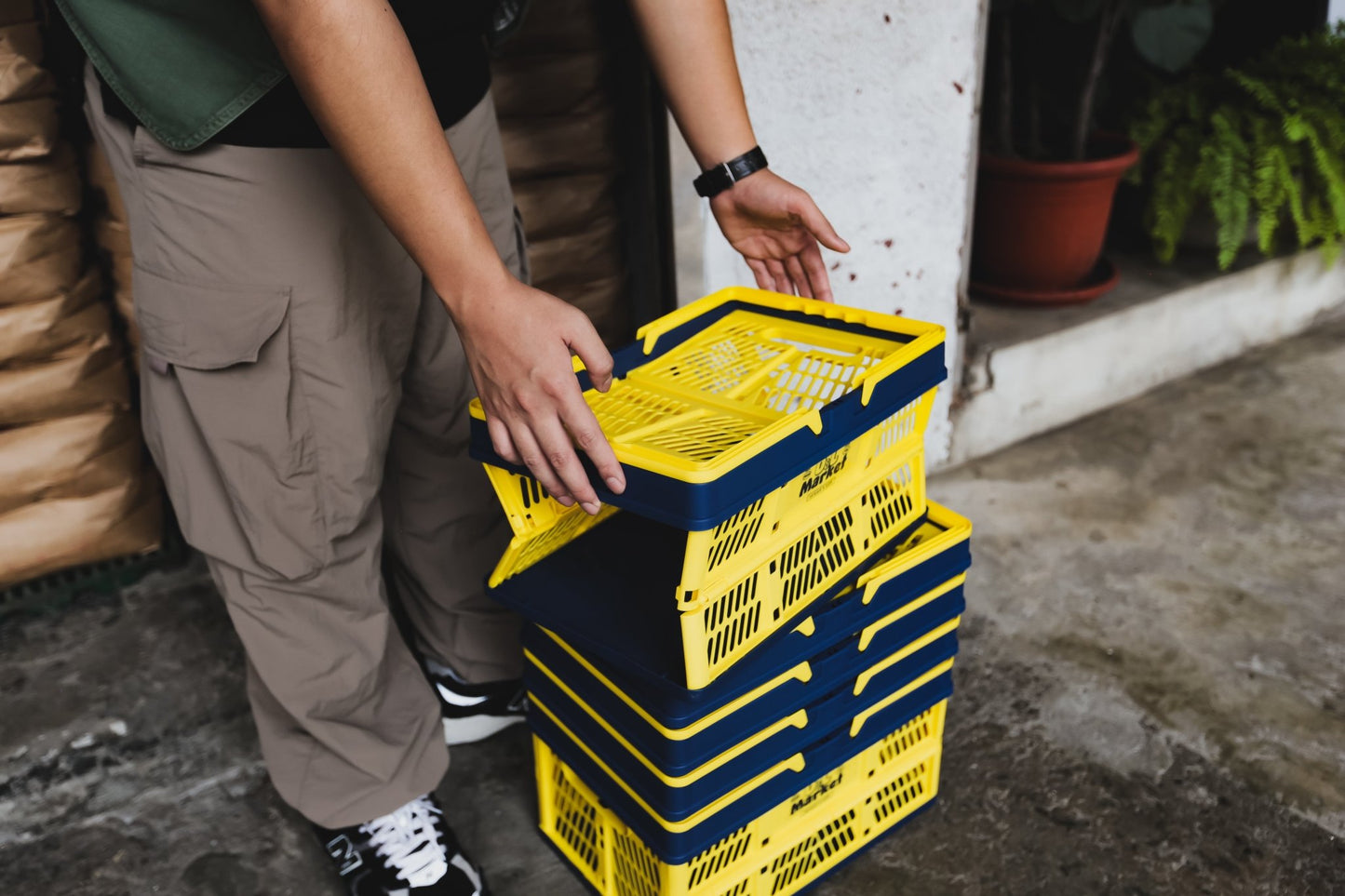 D&L Market Folding Basket 折疊籃 - A Design&Life Project