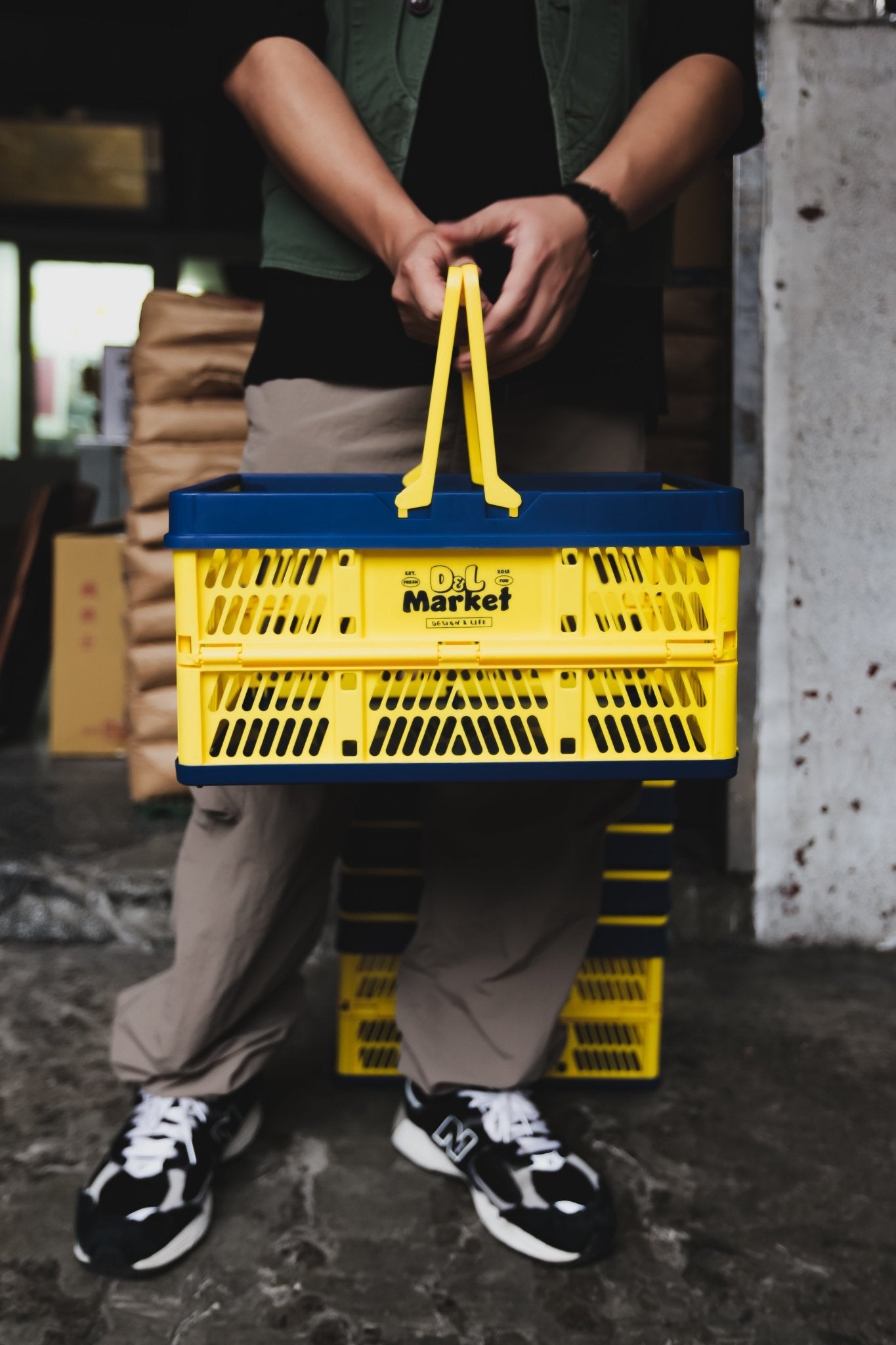 D&L Market Folding Basket 折疊籃 - A Design&Life Project