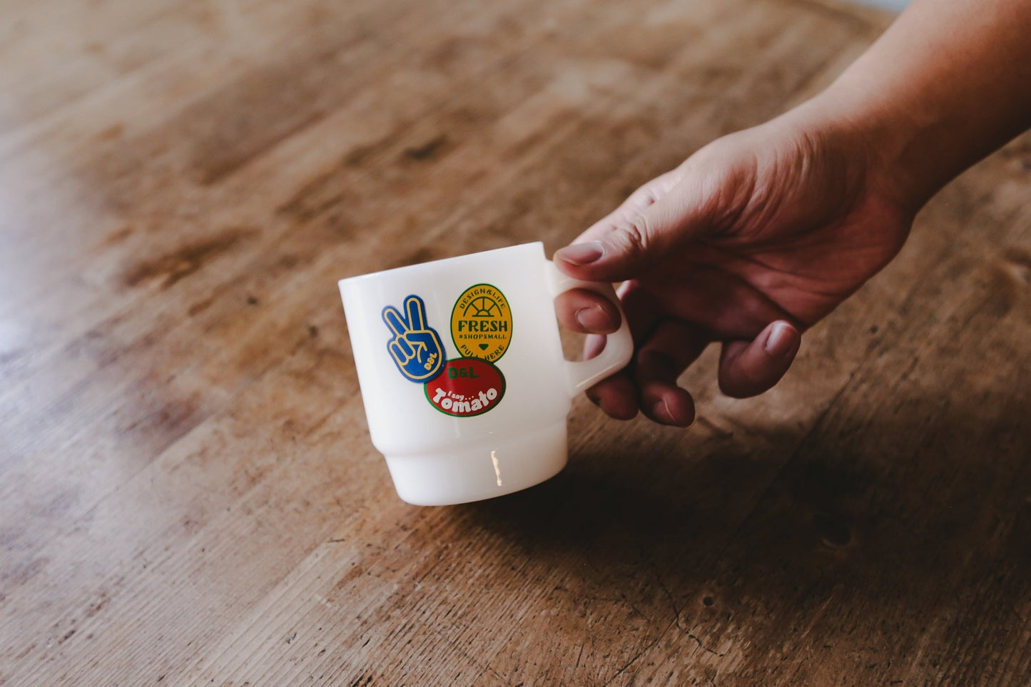 D&L Market Milk Glass Mug 牛奶杯 - A Design&Life Project