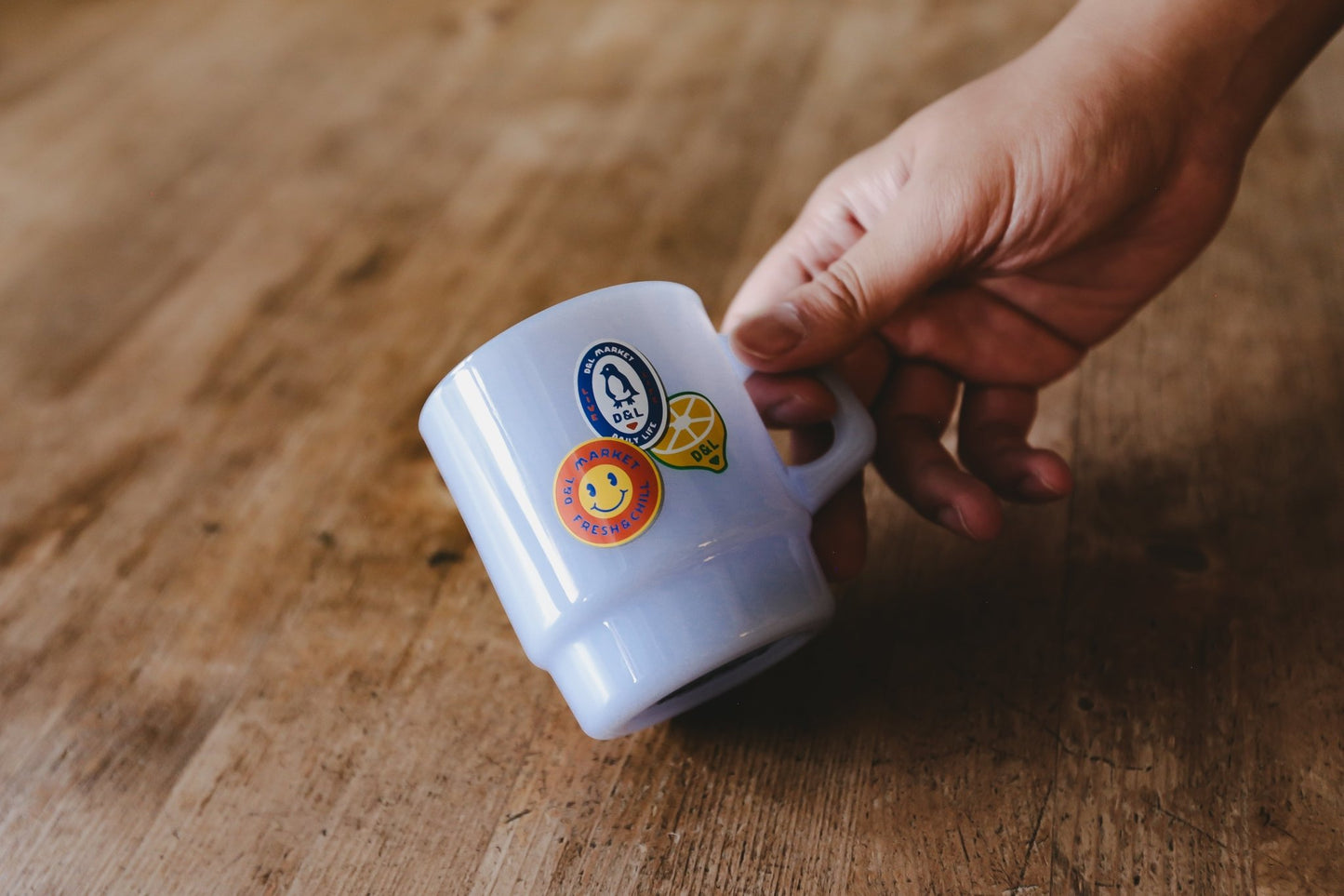 D&L Market Milk Glass Mug 牛奶杯 - A Design&Life Project