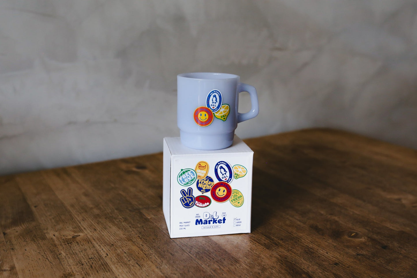 D&L Market Milk Glass Mug 牛奶杯 - A Design&Life Project