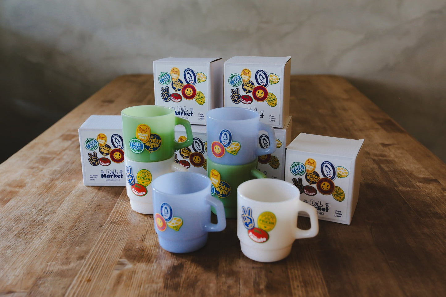 D&L Market Milk Glass Mug 牛奶杯 - A Design&Life Project