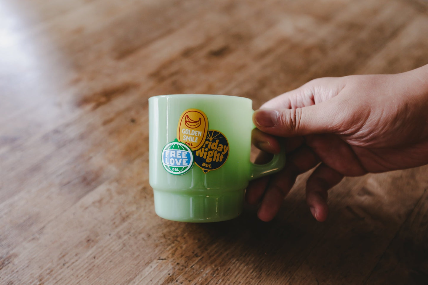 D&L Market Milk Glass Mug 牛奶杯 - A Design&Life Project