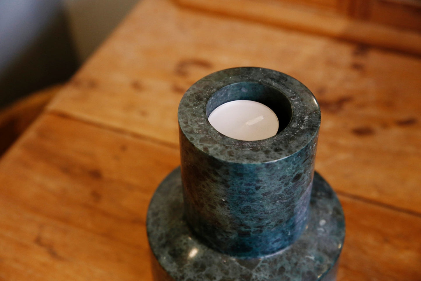 綠色大理石燭台 Green Marble Candle Stand - A Design&Life Project