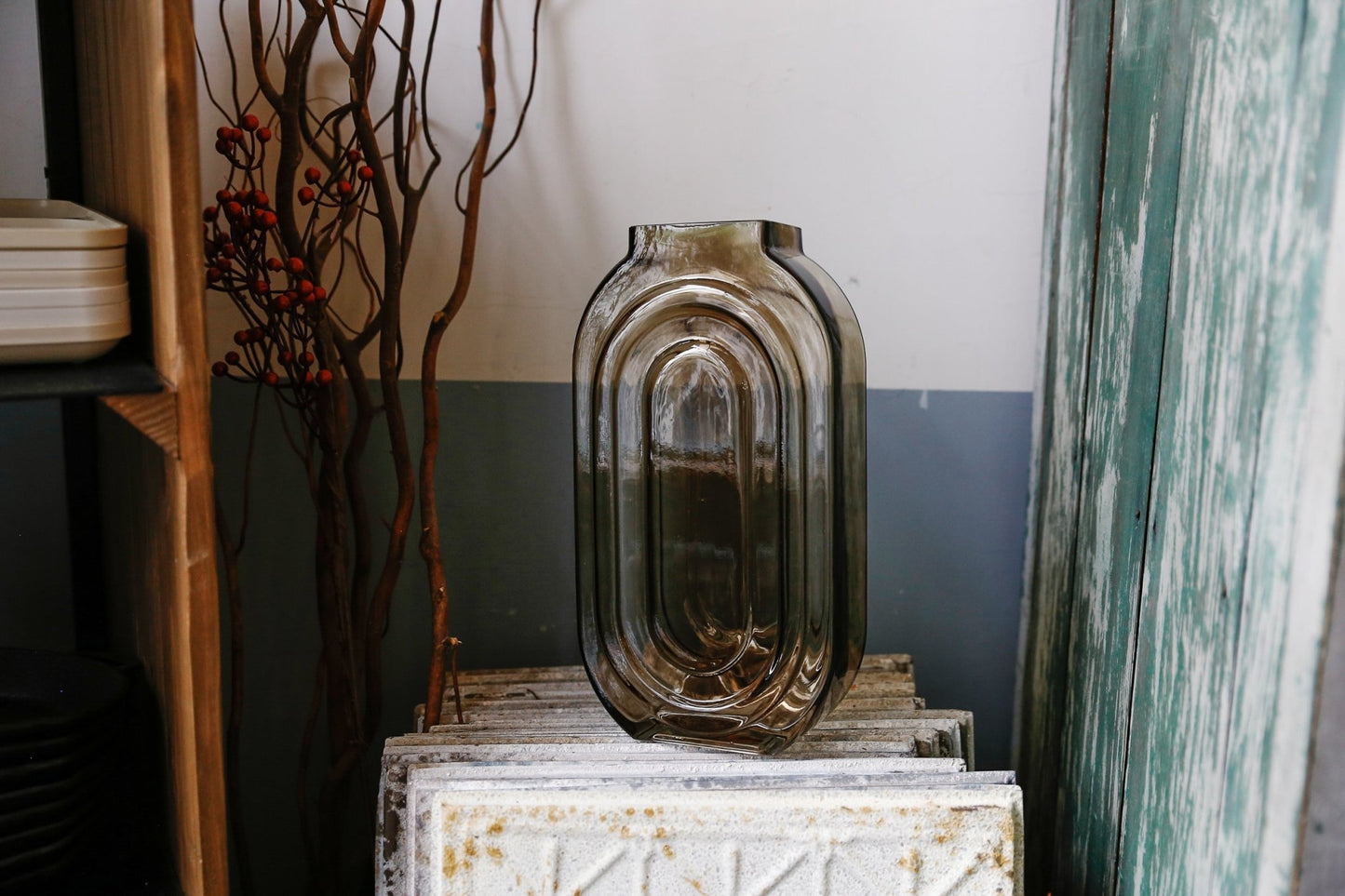 復古花器 Retro Heavy Glass Vase - A Design&Life Project