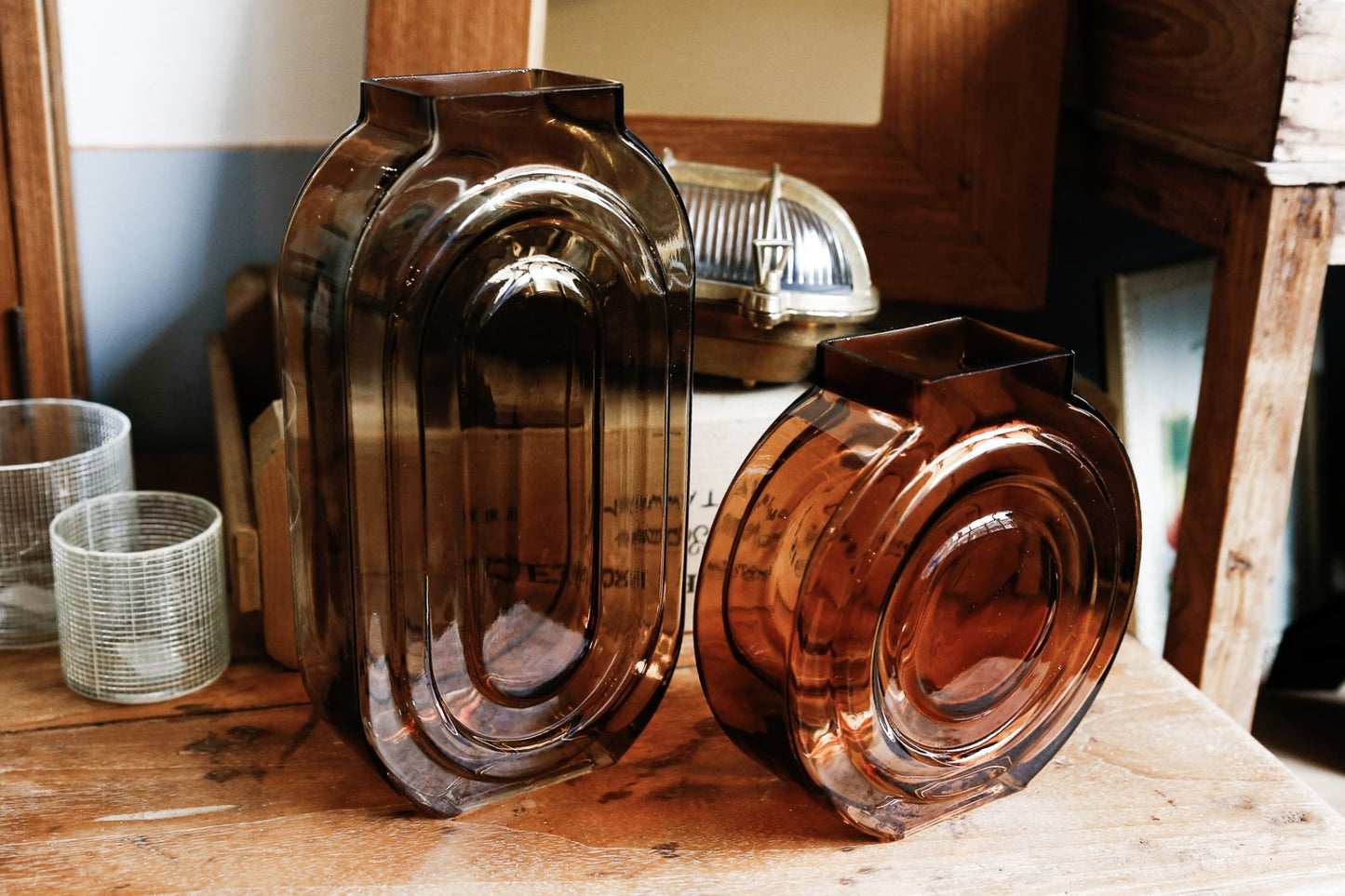 復古花器 Retro Heavy Glass Vase - A Design&Life Project