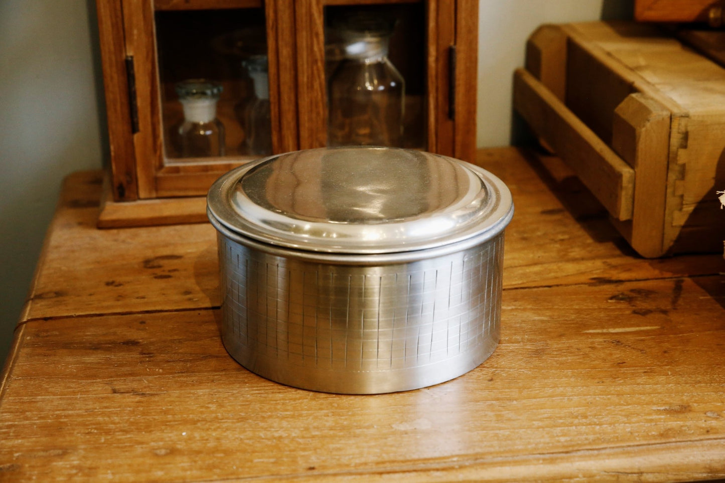 仿舊收納罐 Silver Storage Jar with Lid