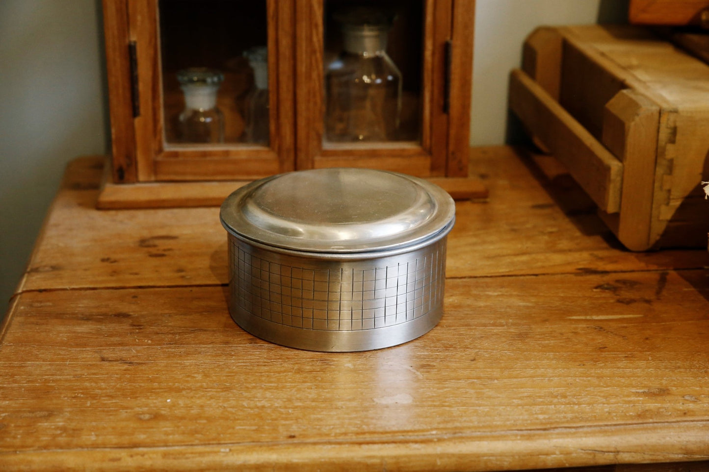 仿舊收納罐 Silver Storage Jar with Lid