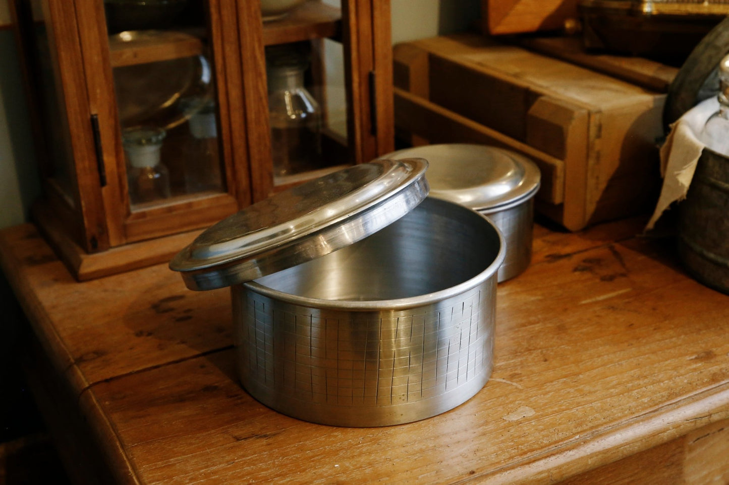 仿舊收納罐 Silver Storage Jar with Lid