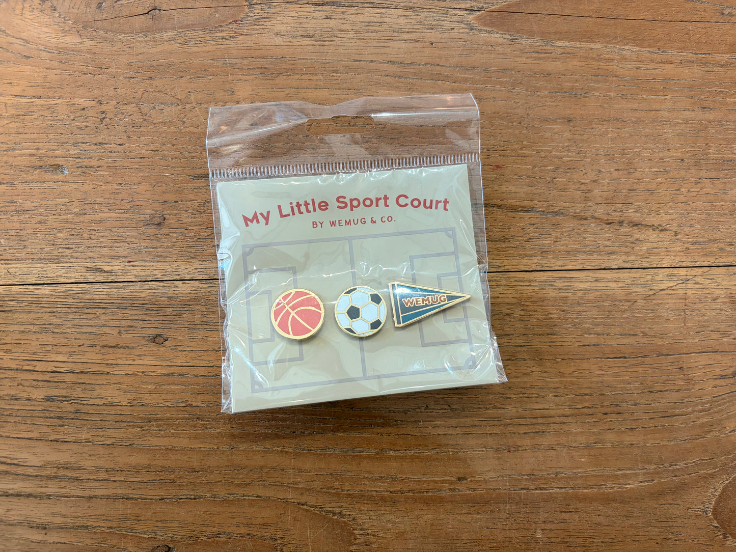 My Little Sports Court別針