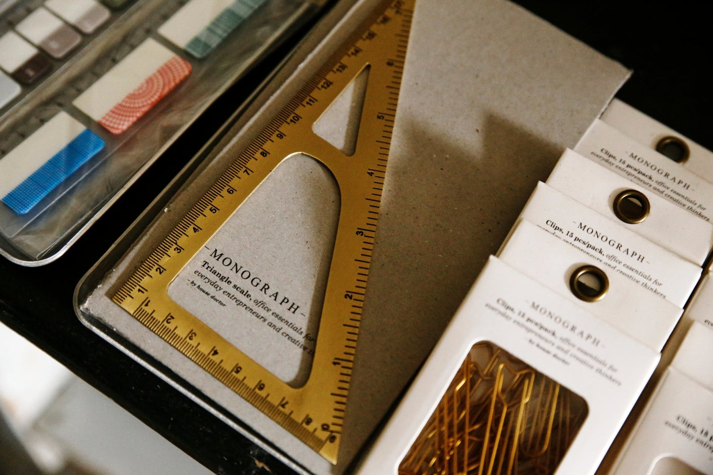 黃銅三角尺 Brass Triangle Ruler - A Design&Life Project
