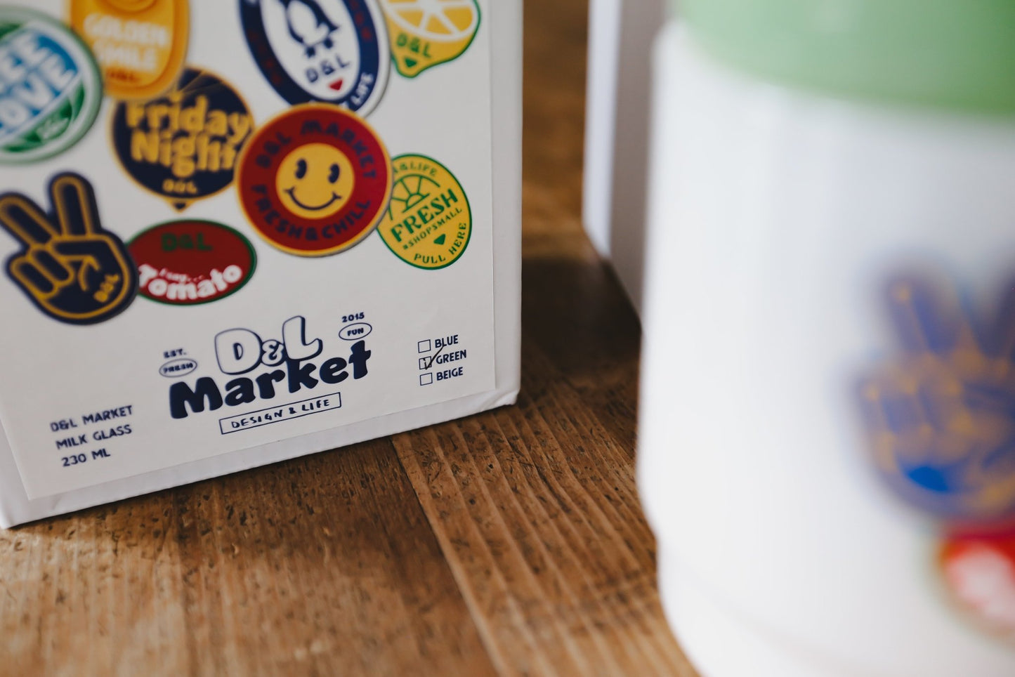D&L Market Milk Glass Mug 牛奶杯 - A Design&Life Project